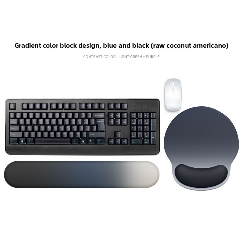 Gradient Wrist Rest Keyboard M - Gaming Keyboard And Mouse Set 评论和价格