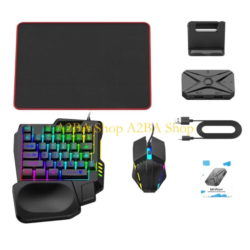 A2BA Wireless Mobile Keyboard  - Gaming Keyboard And Mouse Converter For Mobile 评论和价格