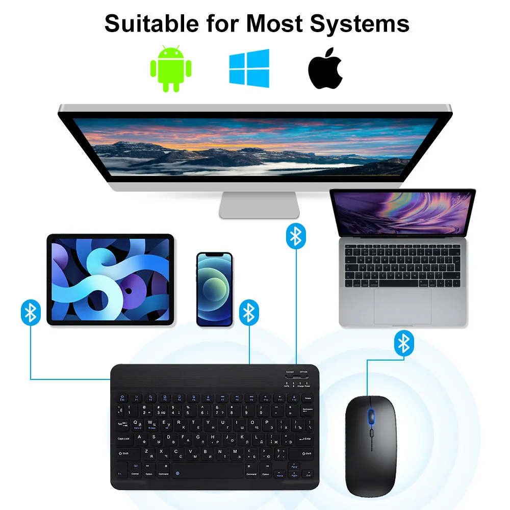 New 2025 Bluetooth Wireless Ke - Gaming Keyboard Mouse Wireless 评论和价格
