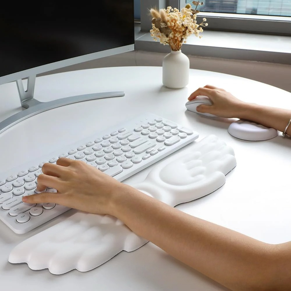 Mousepad Ergonomic Angel Keybo - Gaming Keyboard And Mouse Set 评论和价格