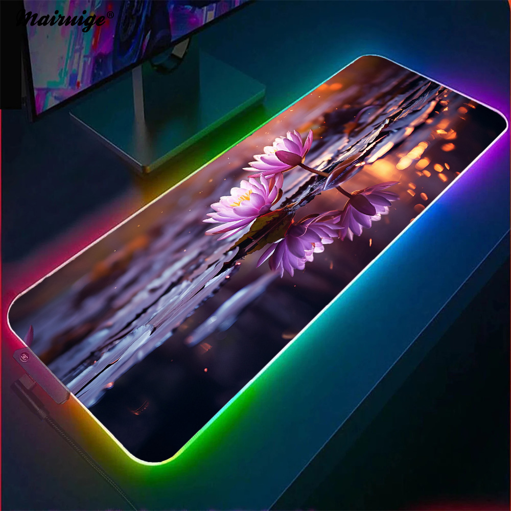 Table Mats Lotus Playmat Set U - Gaming Keyboard And Mouse Set 评论和价格