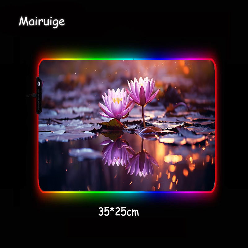 Table Mats Lotus Playmat Set U - Gaming Keyboard And Mouse Set 评论和价格