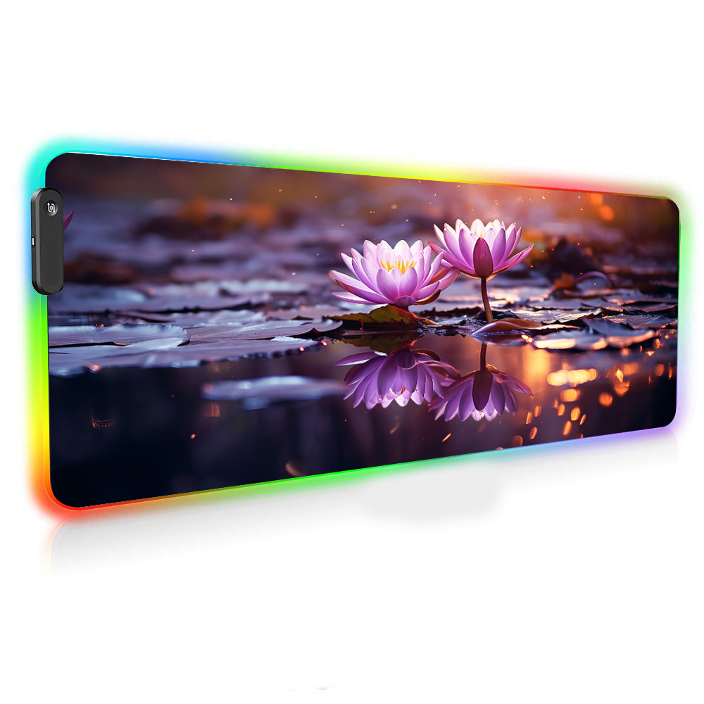 Table Mats Lotus Playmat Set U - Gaming Keyboard And Mouse Set 评论和价格