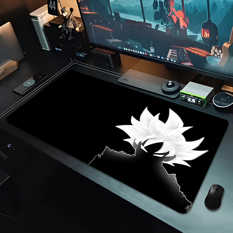 DBZ Black Anime Mouse Pad Drag - Gaming Keyboard Tactile 评论和价格
