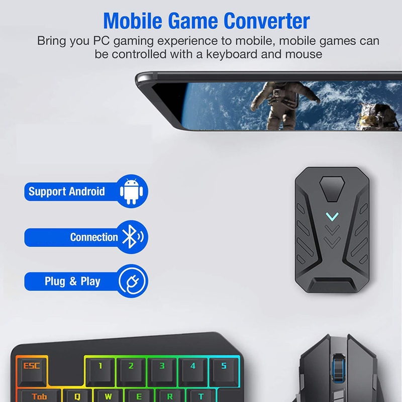 Portable Mobile Gaming Keyboar - Gaming Keyboard And Mouse Converter For Mobile 评论和价格
