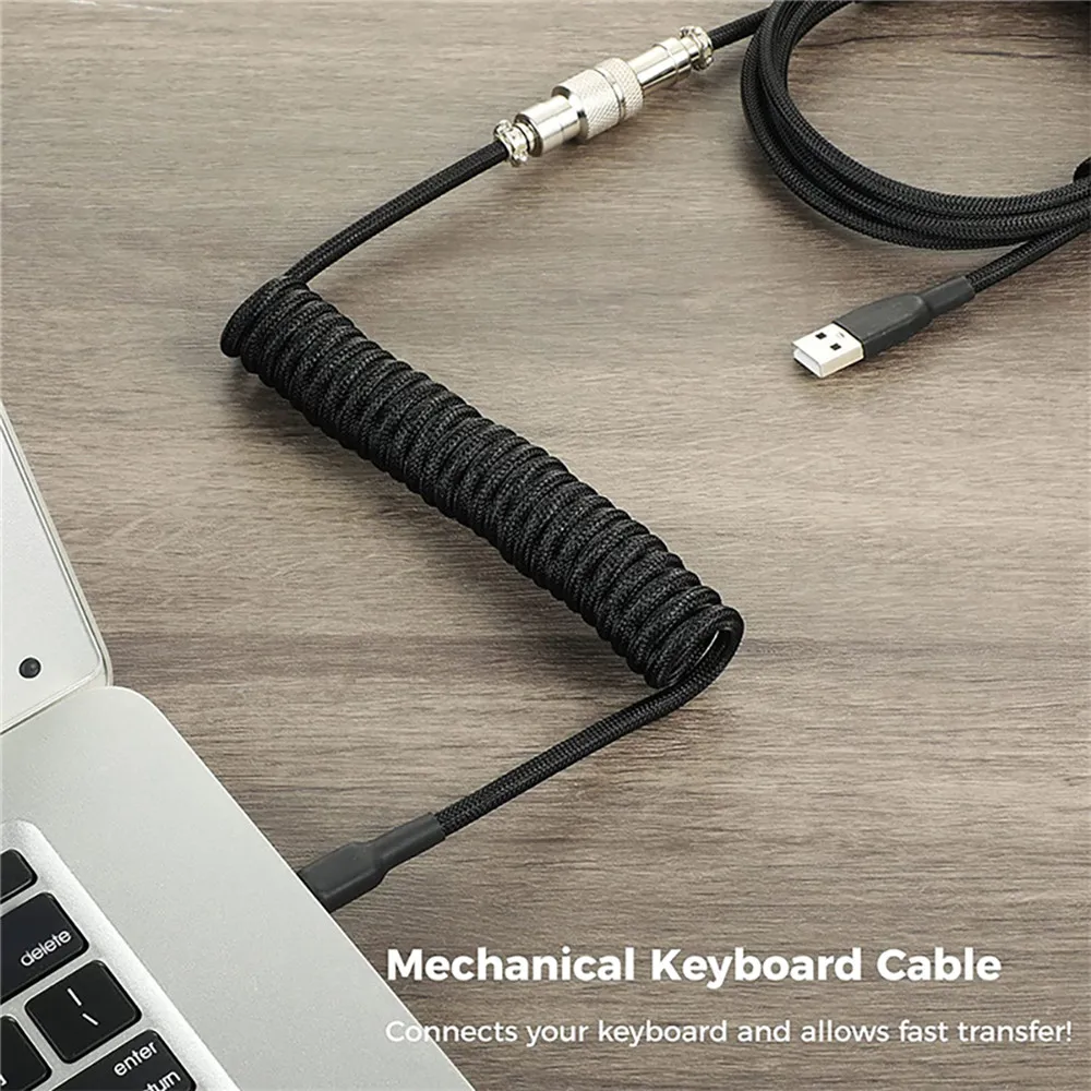 New Mechanical Keyboard Coiled - Gaming Keyboard Types 评论和价格