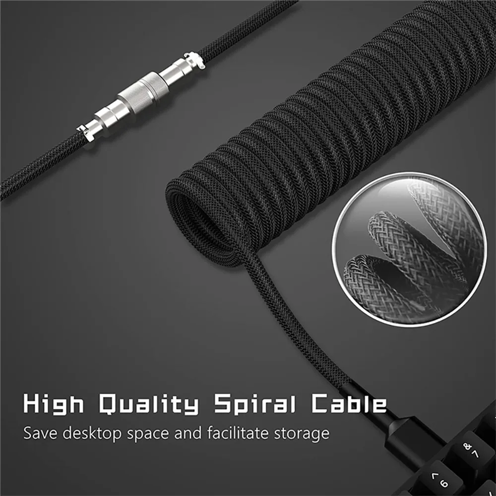 New Mechanical Keyboard Coiled - Gaming Keyboard Types 评论和价格