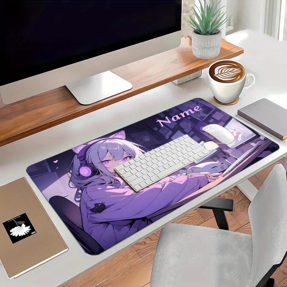 Anime Girl Gaming Large Desk M - Gaming Keyboard Name 评论和价格