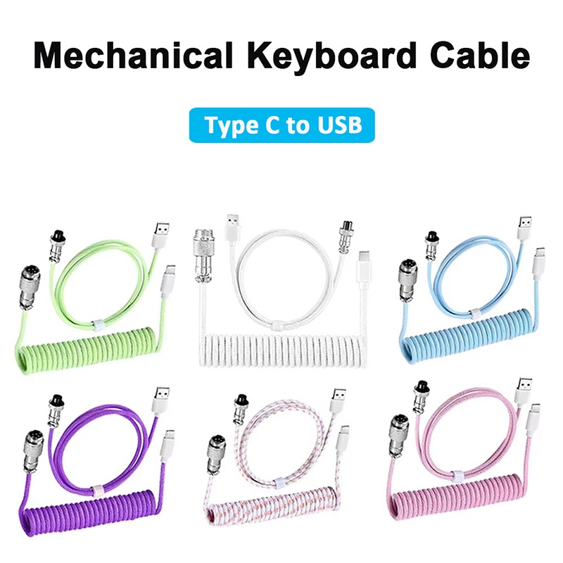 Mechanical Keyboard Coiled Cab - Gaming Keyboard Types 评论和价格