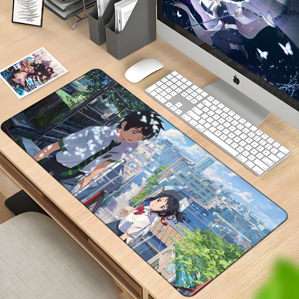 anime Your Name Mouse Pad Desk - Gaming Keyboard Name 评论和价格