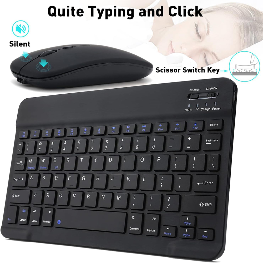 10 lnch Wireless  Bluetooth Mi - Gaming Keyboard Mouse Wireless 评论和价格