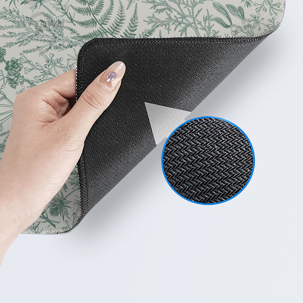 Mouse Pad Gaming Green Flower  - Gaming Keyboard And Mouse Combo 评论和价格