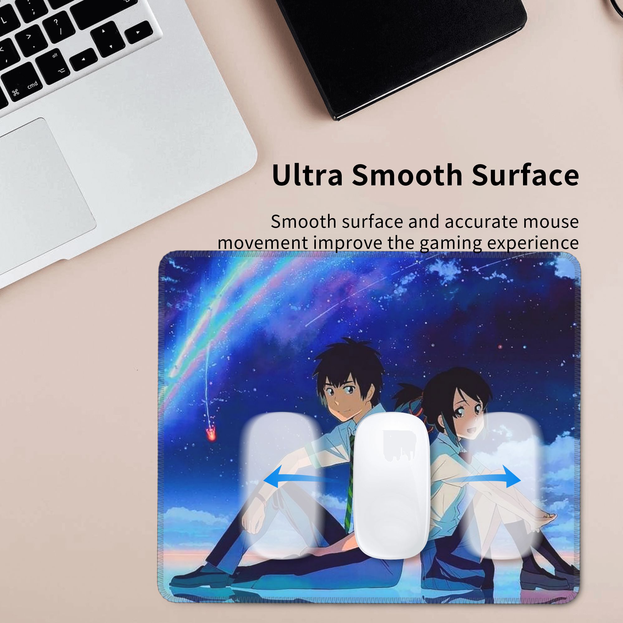 Japanese Anime Your Name Mouse - Gaming Keyboard Name 评论和价格