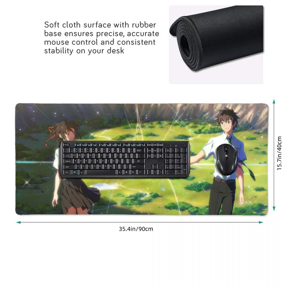 Japanese Anime Your Name Large - Gaming Keyboard Name 评论和价格