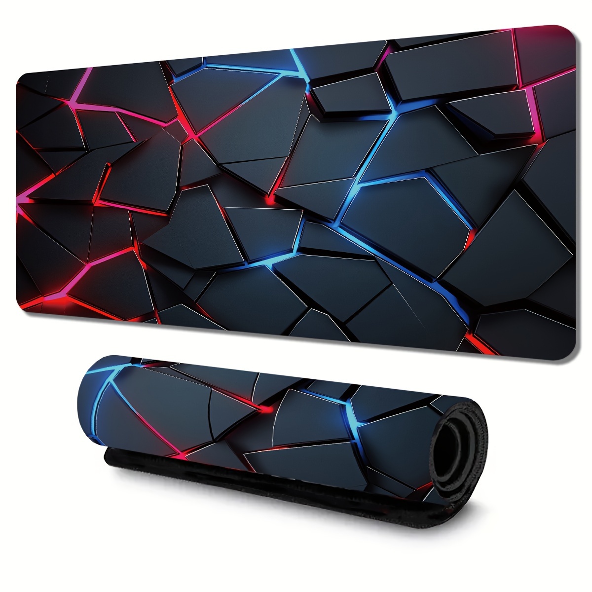 Large gaming Mouse Pads 90x40  - Gaming Keyboard Blue 评论和价格