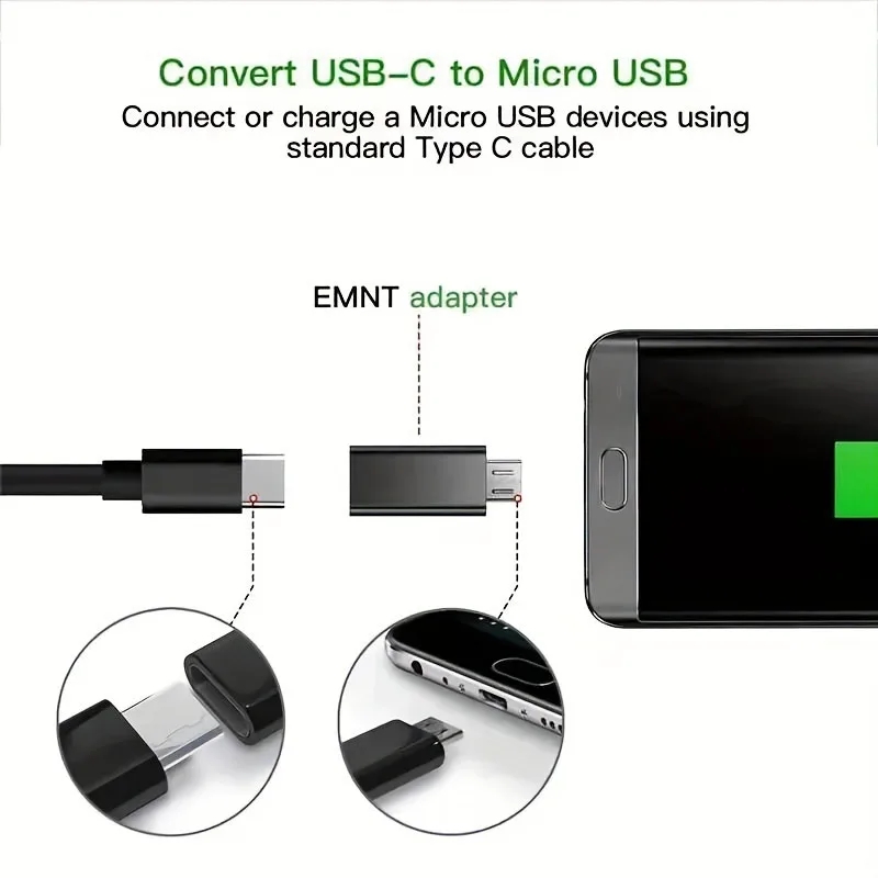 Micro USB to USB C OTG Adapter - Gaming Keyboard Types 评论和价格