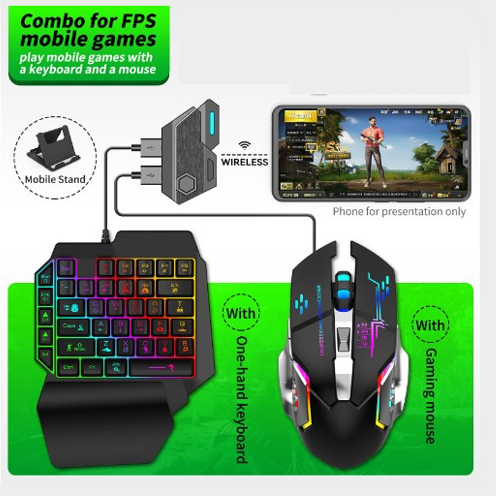 Keyboard Mouse Converter Set R - Gaming Keyboard And Mouse Combo 评论和价格