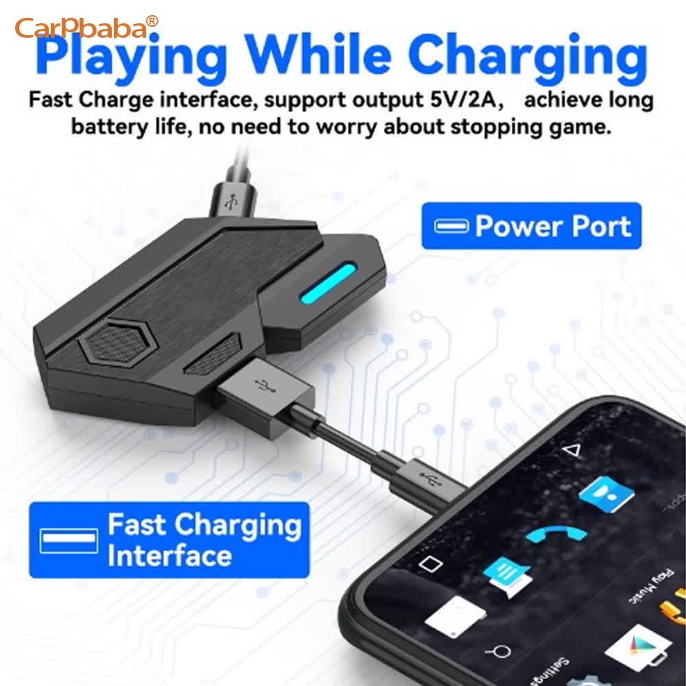 Gamepad Mobile PUBG Controller - Gaming Keyboard And Mouse Converter For Mobile 评论和价格