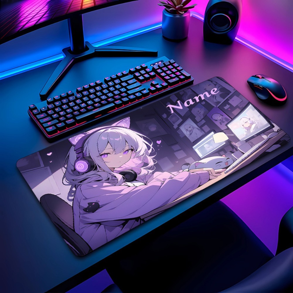 Customizable Name Anime Girl G - Gaming Keyboard Name 评论和价格