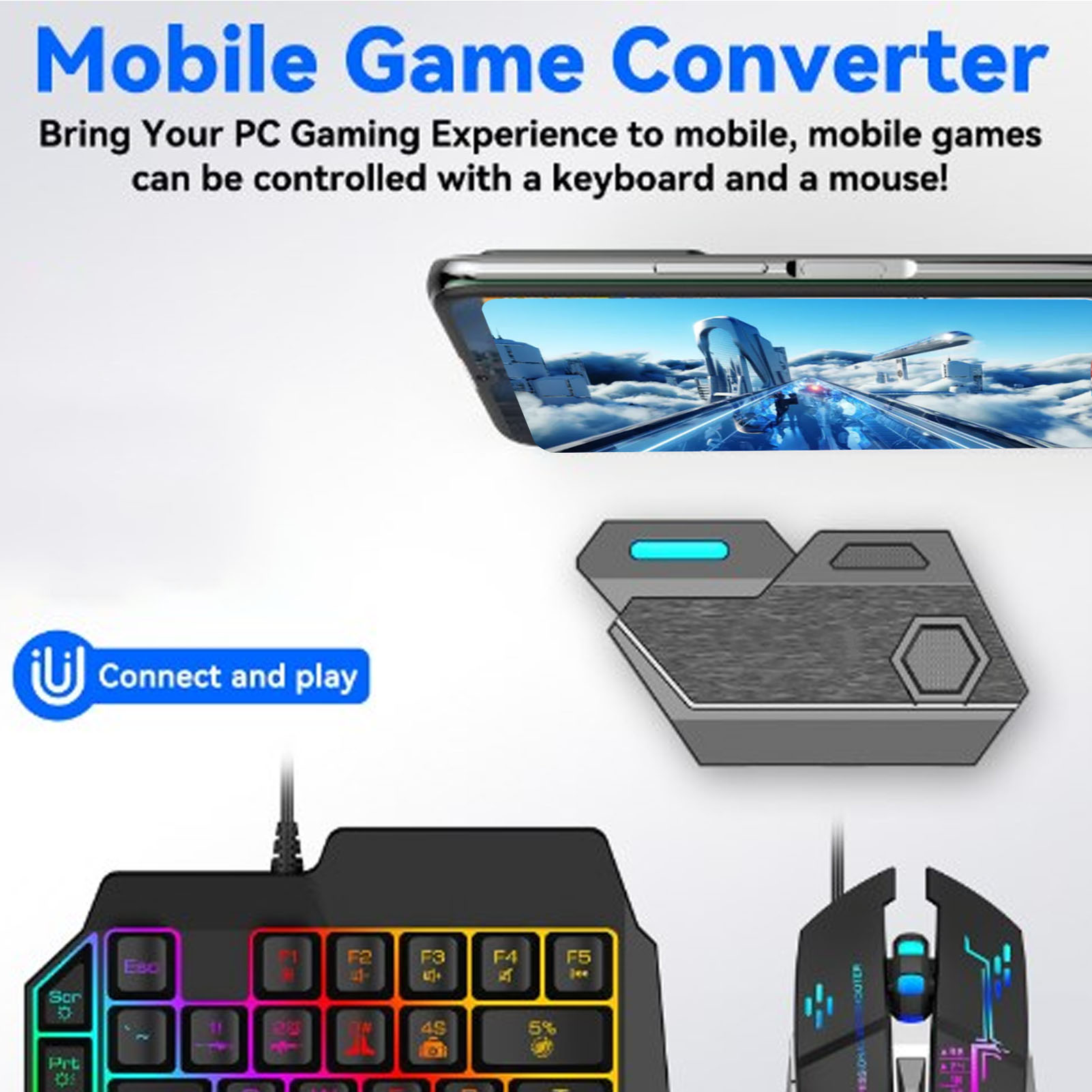 Mobile Game Combo Pack Bluetoo - Gaming Keyboard And Mouse Combo 评论和价格