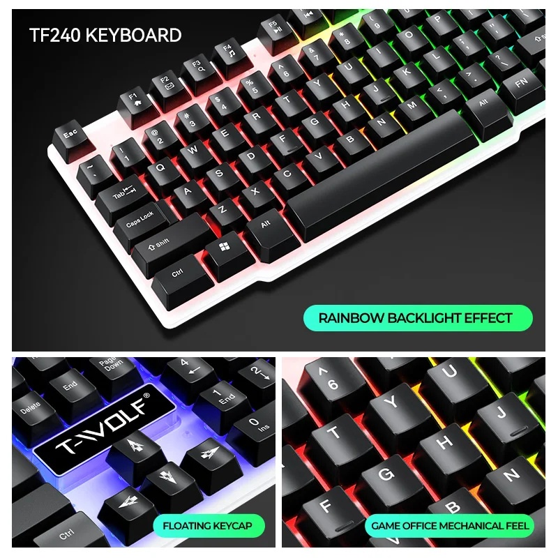NEW USB Keyboard And Mouse Gam - Gaming Keyboard And Mouse Combo 评论和价格