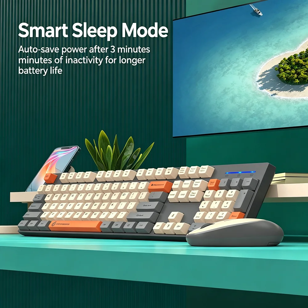 KEBIDUMEI 2.4G Wireless Keyboa - Gaming Keyboard Mouse And Headset Combo 评论和价格