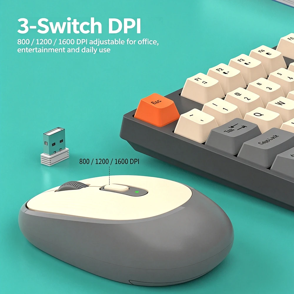 KEBIDUMEI 2.4G Wireless Keyboa - Gaming Keyboard Mouse And Headset Combo 评论和价格