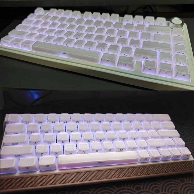 Crystal Jelly Side-Printed Key - Gaming Keyboard Types 评论和价格