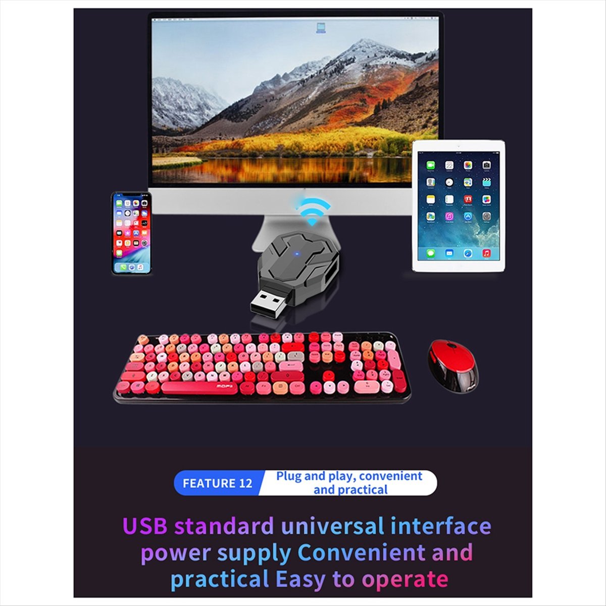 (A15I) M1-Mini Keyboard & Mous - Gaming Keyboard Types 评论和价格