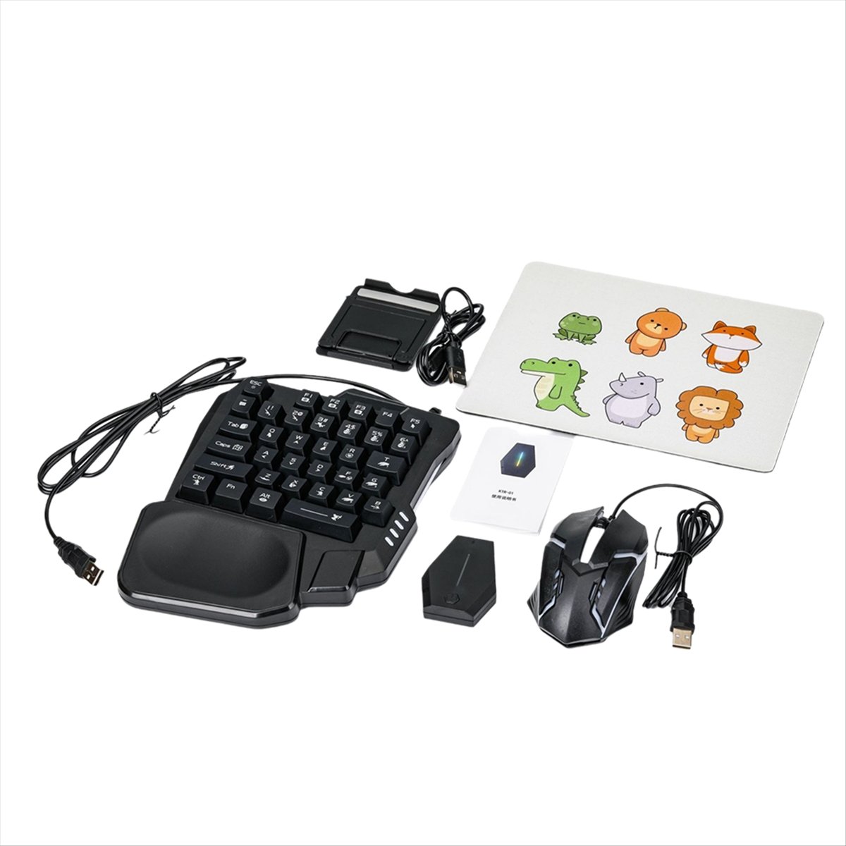 ★▲ 35Key Ergonomics RGB Gaming - Gaming Keyboard And Mouse Converter For Mobile 评论和价格