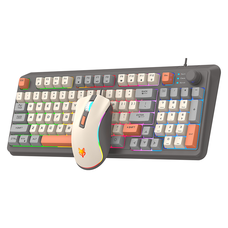 K820 USB Wired Game Keyboard M - Gaming Keyboard And Mouse Combo 评论和价格