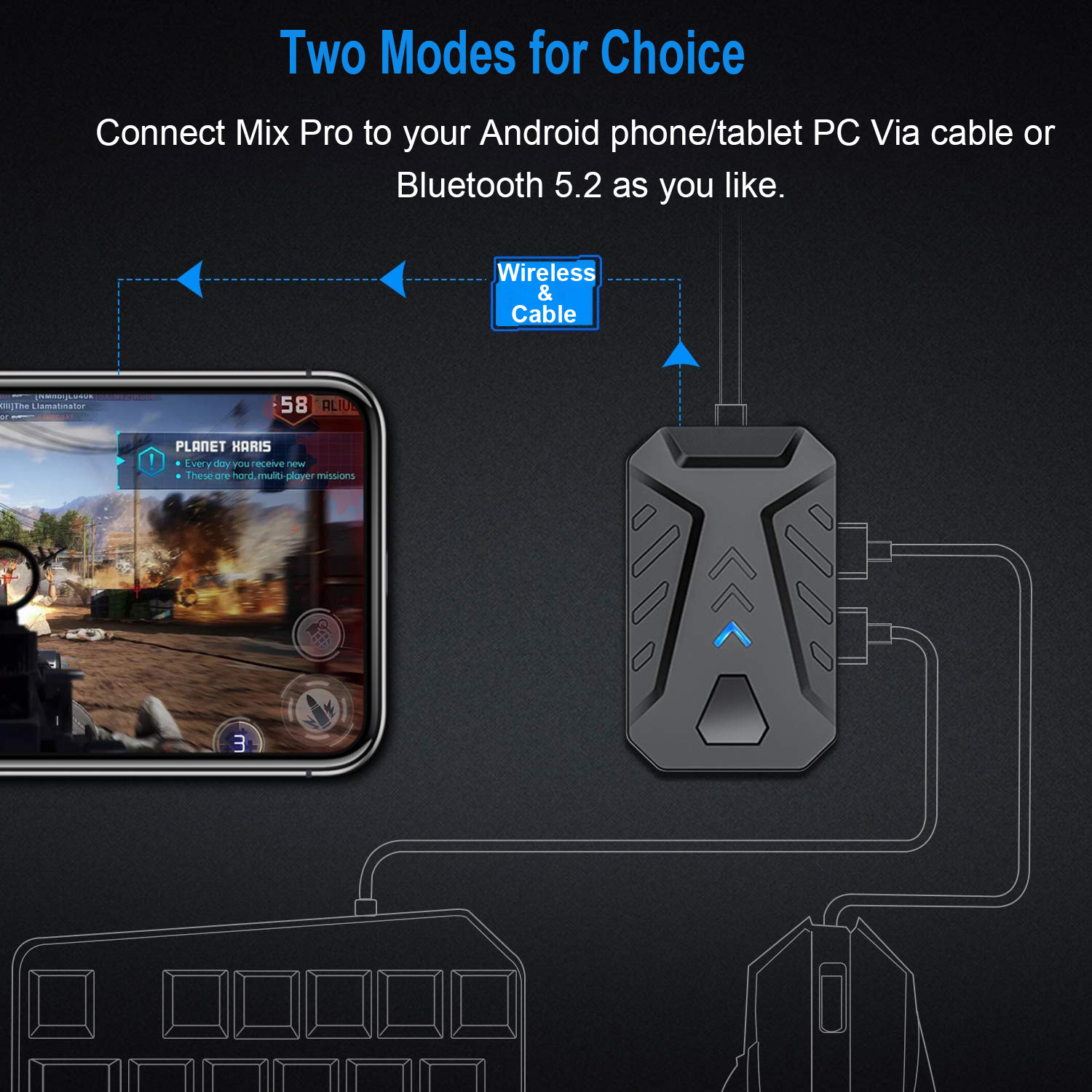 Mobile Games Converter Gaming  - Gaming Keyboard And Mouse Converter For Mobile 评论和价格