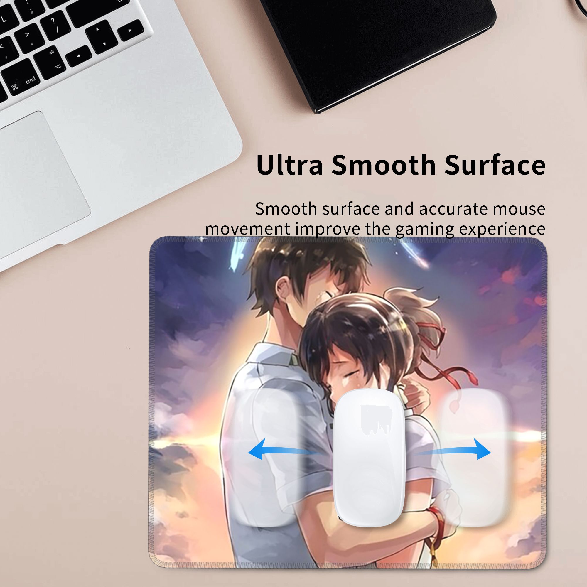 Japanese Anime Your Name Mouse - Gaming Keyboard Name 评论和价格