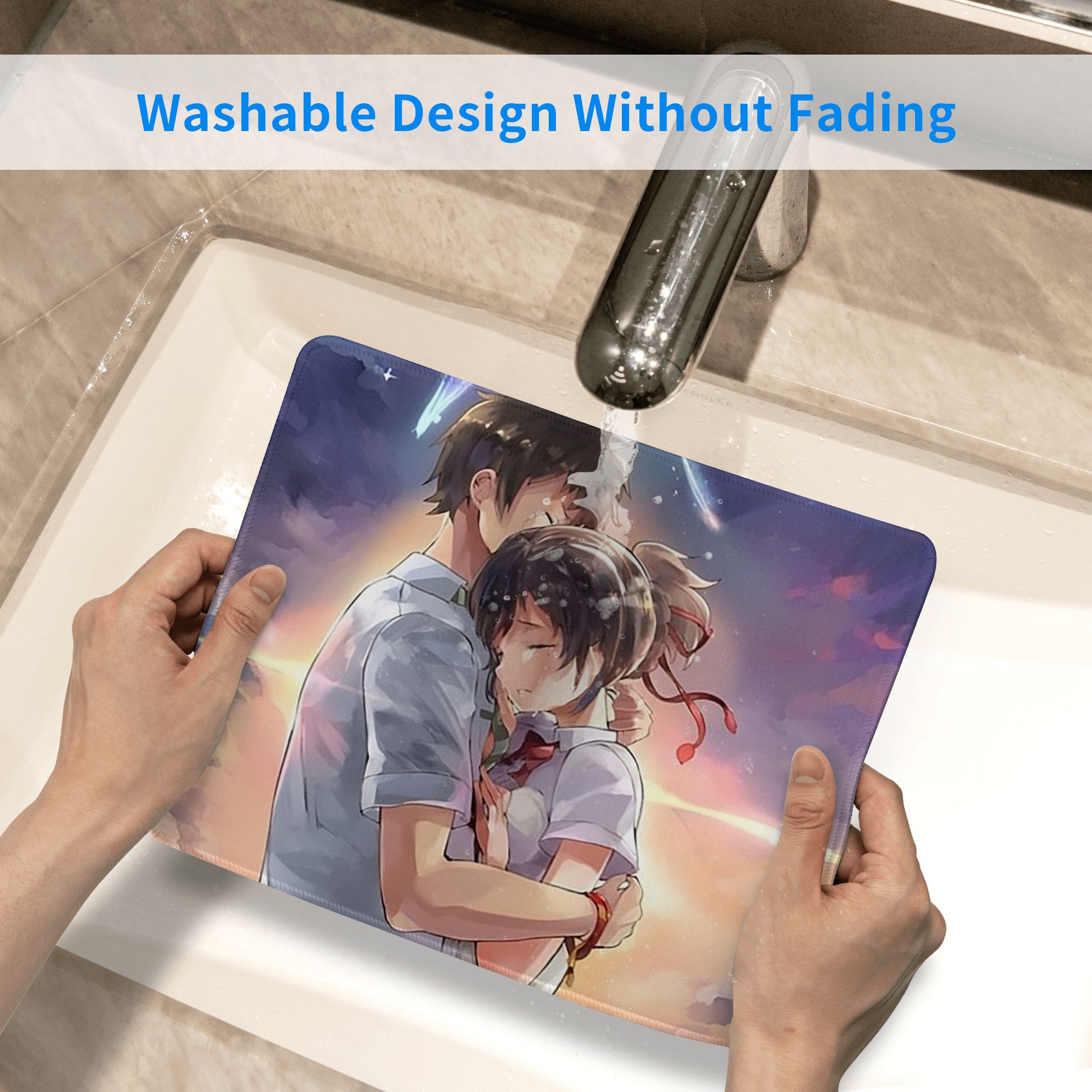 Japanese Anime Your Name Mouse - Gaming Keyboard Name 评论和价格