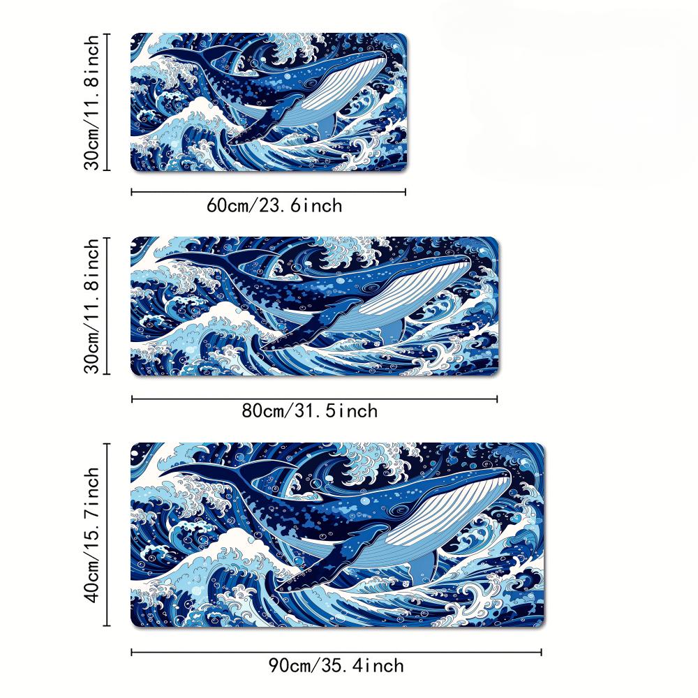 Blue Whale and the Ocean Mouse - Gaming Keyboard Blue 评论和价格
